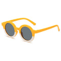 Kinder zonnebril rond – UV400 bescherming- geel