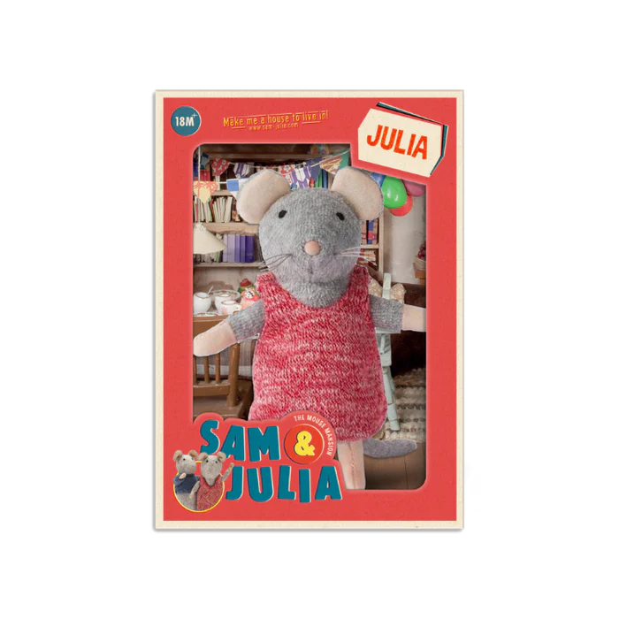 Julia knuffelmuis van Het Muizenhuis in verpakking