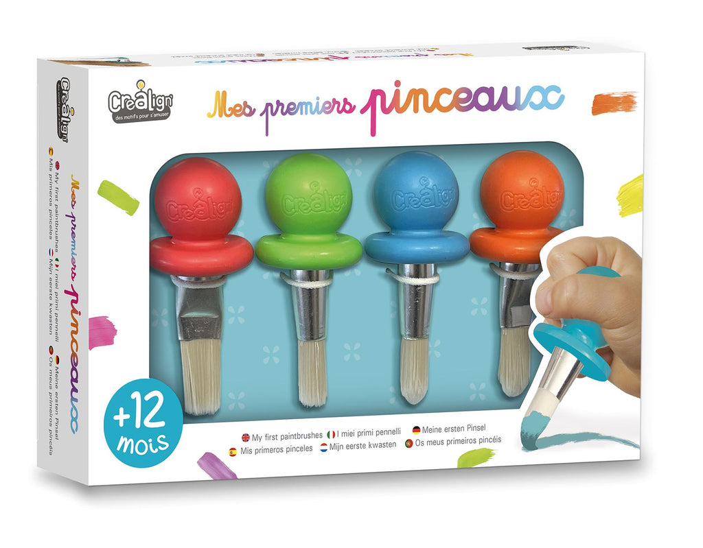 Crealign mijn eerste ergonomische kinderkwasten voor peuters vanaf 12 maanden