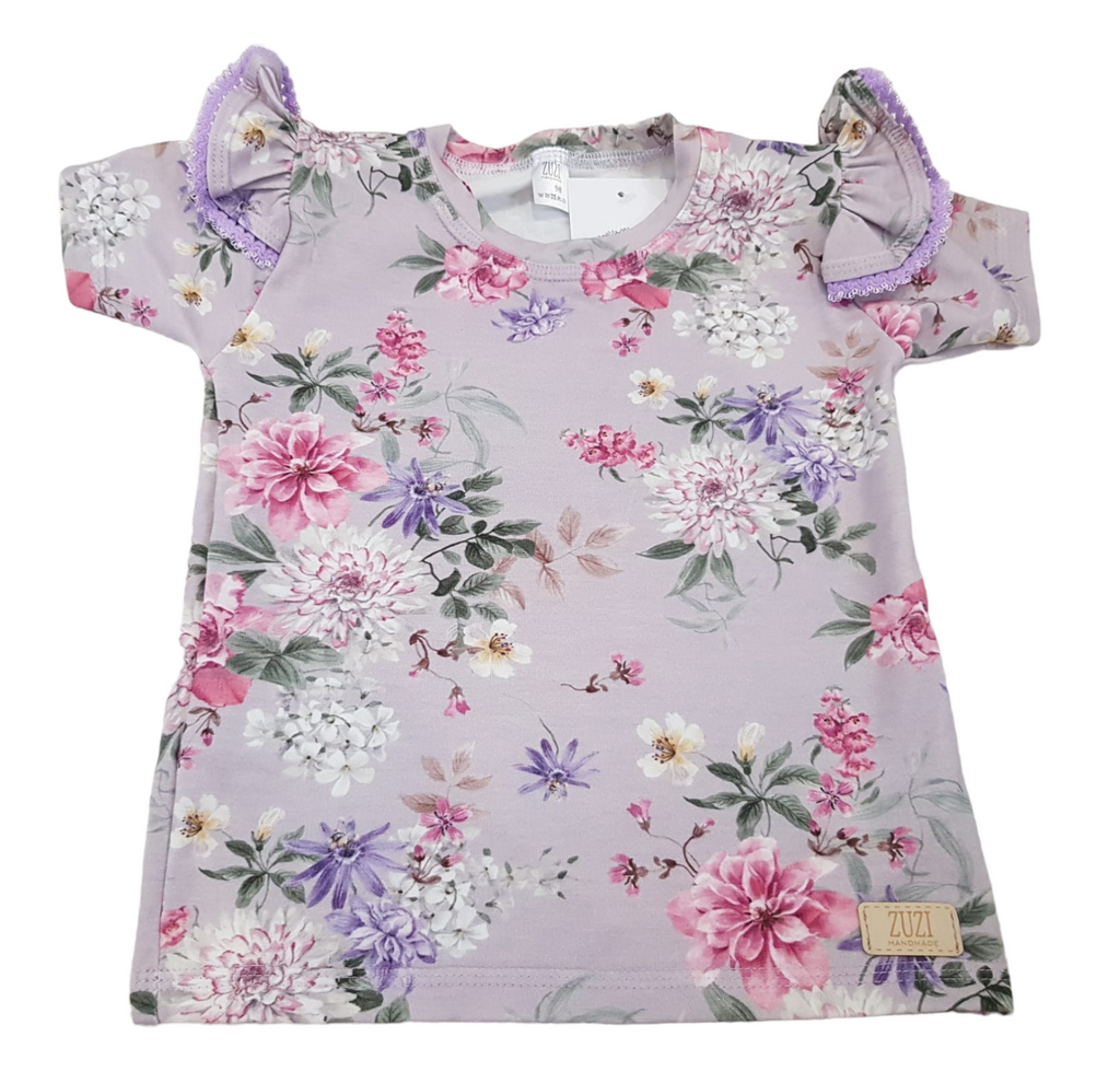 Paars zomer T-shirt voor meisjes van zachte, duurzame stof. Comfortabel, stijlvol en ideaal voor warme dagen en dagelijks plezier.