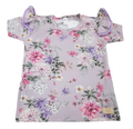 Paars zomer T-shirt voor meisjes van zachte, duurzame stof. Comfortabel, stijlvol en ideaal voor warme dagen en dagelijks plezier.