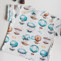 Trendy T-shirts voor jongen met fascinerende luchtballonnen! Gemaakt met stijl en comfort in het achterhoofd, perfect voor avonturiers. Wit
